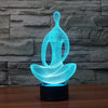 3D LED Meditation Lamo